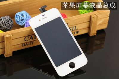 手機顯示屏-廠家直銷蘋果觸摸屏iPhone4/4液晶總成lcd顯示屏批發(fā)低價包郵.